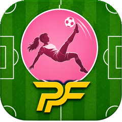 PitchFlow app-ikon, kvindefodbold